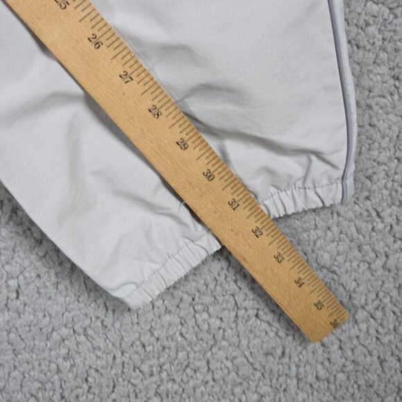 alo Track Sweat Pants Womens Size Large Silver Reflectors Tapered Leg Relaxed - Picture 6 of 12